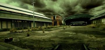 Clouds Building Garage Wallpaper Mixtape