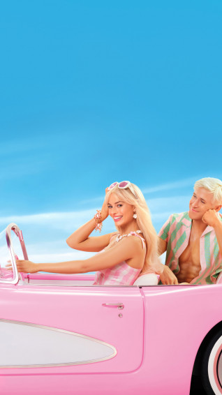 Barbie Movie Margot Robbie Ryan Gosling 4k Wallpaper iPhone