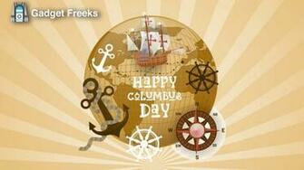 Happy Columbus Day Wallpaper Stickers Clipart Png Image