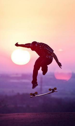 Ll Lufelive Skateboarding Kickflip With Image Skateboard