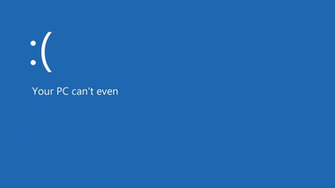 V Blue Screen Error Wallpaper HD Image Of