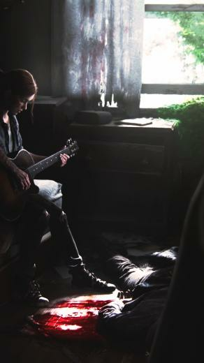 The Last Of Us Ellie Playing Guitar