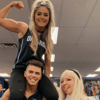 Sammy Guevara With His Wife Tay Conti Wallpaper