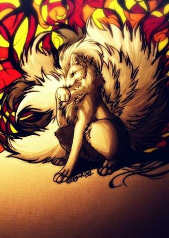 Ninetales Glow Fire By Whitespiritwolf
