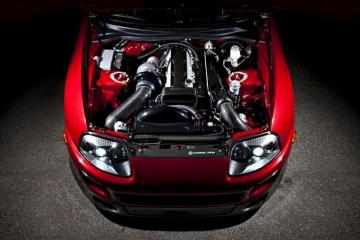 Toyota Supra Cars Coupe Red Modified Wallpaper