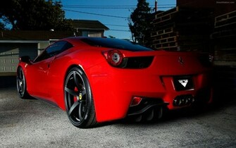 Vorsteiner Ferrari Italia Widescreen Exotic Car Wallpaper