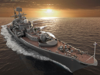 Majestic Military Ship HD Wallpaper