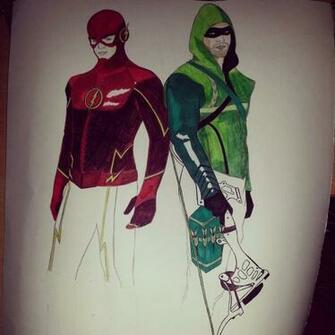 Flash Vs Arrow By Muraturazov