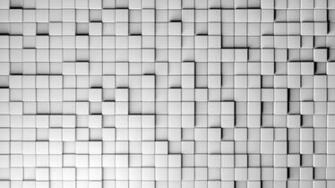 Dans 3d White Cube Desktop Wallpaper
