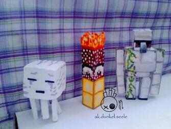 Figura Ghast Herobrine Irongolem Minecraft By Aketzalidunkel On