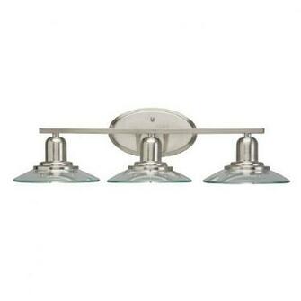 Allen Roth Light Galileo Brushed Nickel Bathroom Vanity