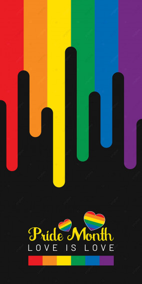 An Lgbt Pride iPhone Celebrating Inclusion Wallpaper