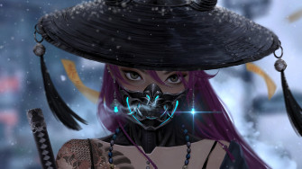 The Katana With Hat 4k 1440p Resolution HD Wallpaper Image Photos