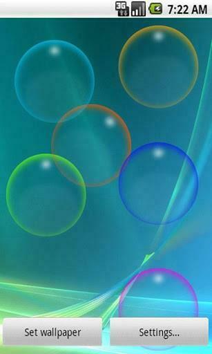 Bubble Live Wallpaper Water