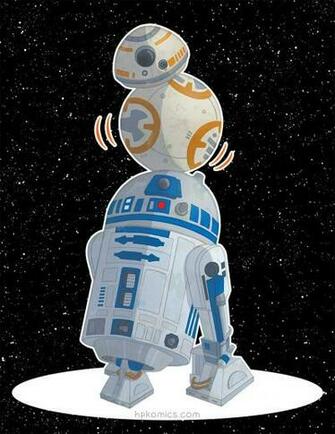 R2d2 And Bb8 By Hpkomic