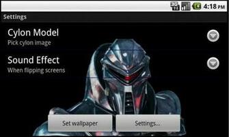 Bigger Cylon Live Wallpaper For Android Screenshot