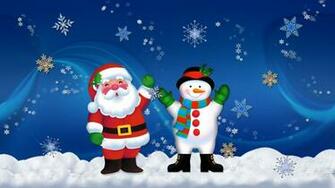 Christmas Background 3d Santa Wallpaper HD