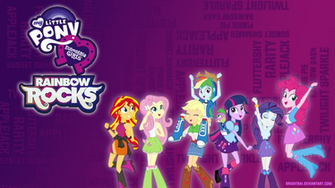 Equestria Girls Rainbow Rocks Main Wallpaper By Brightrai On