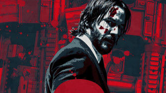 John Wick Red Desktop Wallpaper
