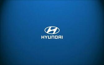 Hyundai Logo Brand Car Blue HD Wallpaper