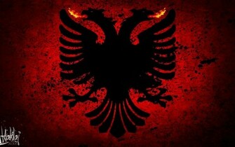 Albanian Flag Grunge Hq Wallpaper