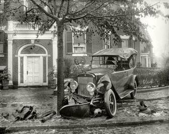 Historic Vintage Cars Monochrome Historical Wallpaper