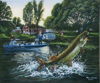 Muskies Desktop Background General Discussion Muskie Fishing