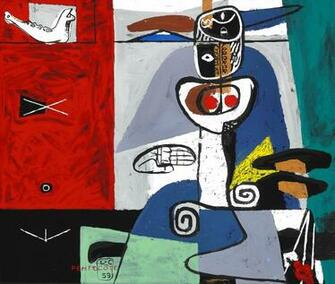 Pentec Te By Le Corbusier Painted In Sold On Auction