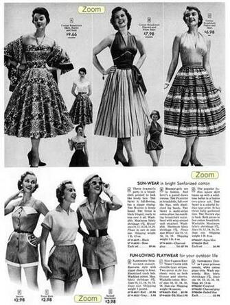 Some Catalog Fashions From The S Probably Sears Roebuck