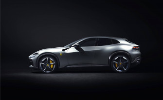 The Ferrari Purosangue Crosses Over From Dark Side Wallpaper