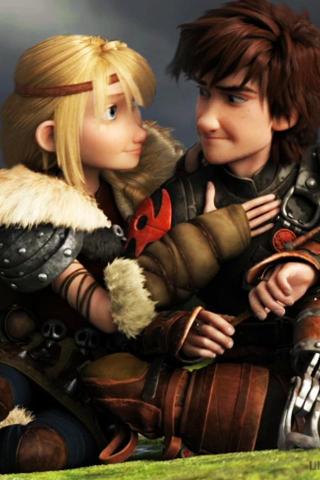 Train Your Dragon Photo Hiccup And Astrid iPhone