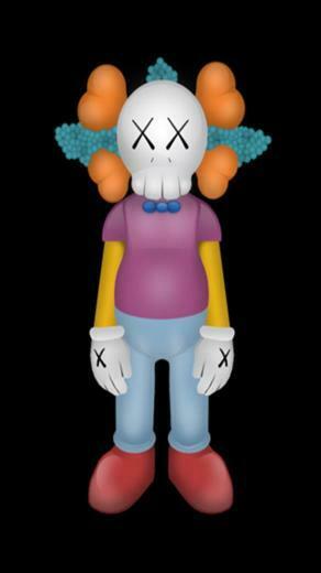 Kaws iPhone Krusty HD Wallpaper S 3g