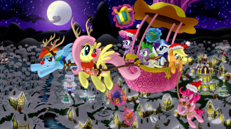 Mlp Christmas My Little Poney Photo