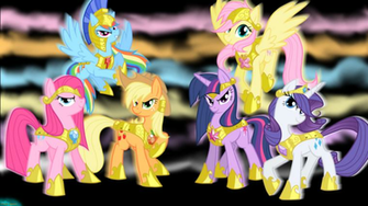 Mlp Fim Nrg Mane Desktop Background By Atomic7732 On