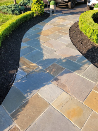 Blue Stone Patio Photos Design Image