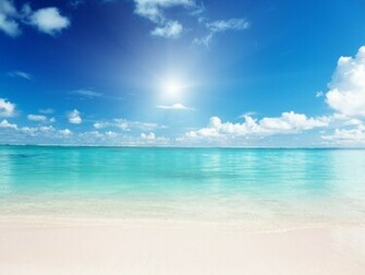 White Sand Beach Wallpaper HD Landscape