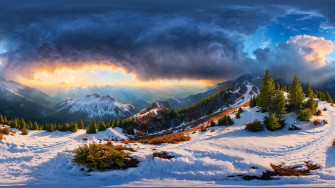 HDri Winter Mixed 8k In Textures Ue Marketplace