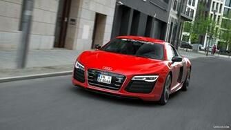Audi R8 E Tron Front HD Wallpaper
