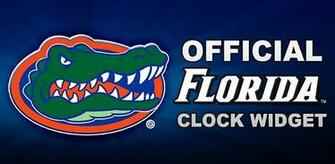 Florida Gators Logo Wallpaper HD Clock Widget