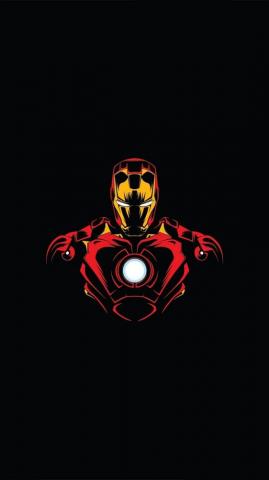 Wallpaper Marvel Hero Iron Man Minimalist
