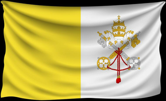 Vatican City Wrinkled Flag Gallery Yopriceville High Quality