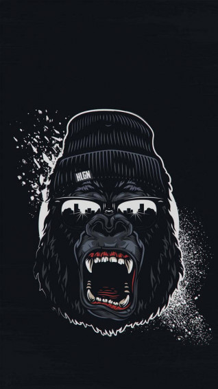 Gorilla iPhone Wallpaper