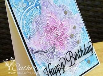 Basic Grey Cling Stamp Set Spice Market Large Petal Background