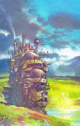 Studio Ghibli Scenery iPhone Background