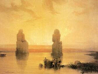David Roberts Paintings Of The Ancient Egyptian Civilization And