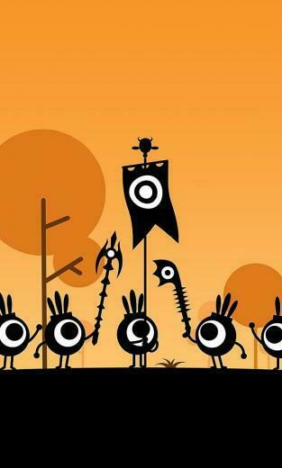 Patapon Aborigines Eyes iPhone Plus Wallpaper HD