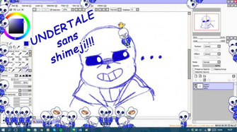 Undertale Sans Shimeji By Mirachaan