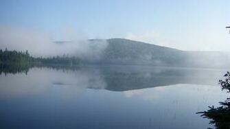 Foggy Lake HD Wallpaper