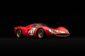 Ferrari P4 Race Weathered Le Mans 2nd Place At