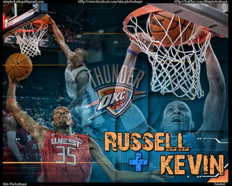Russell Westbrook And Kevin Durant Wallpaper The Art Mad